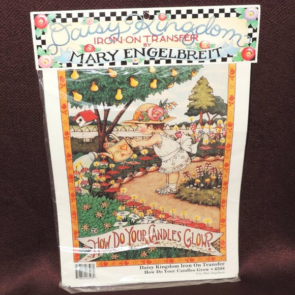 Daisy Kingdom Iron-On Transfer - Picture 1 of 2